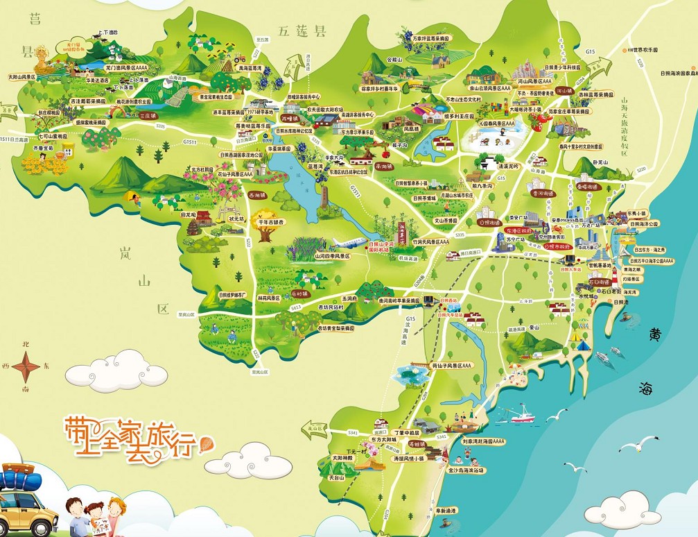 浦江景区使用手绘地图给景区能带来什么好处？